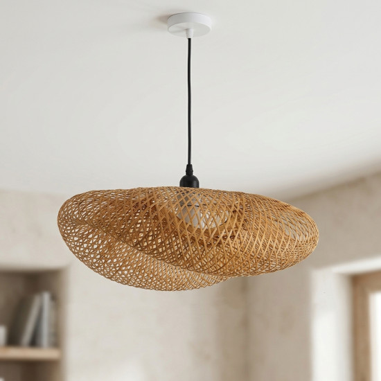 Straw Chandelier Small